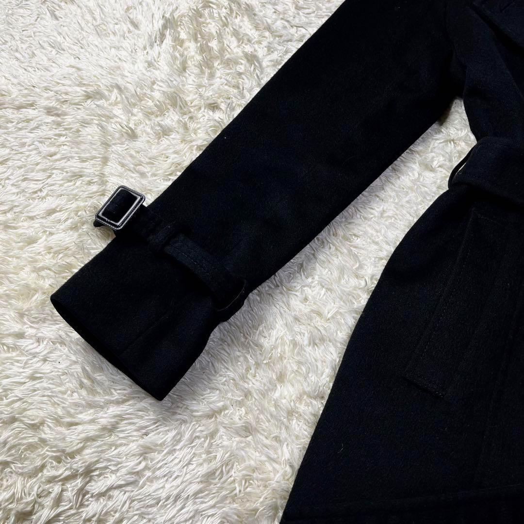 極美品✨バーニーズニューヨーク カシミヤ ロングコート フォックスファー ベルト