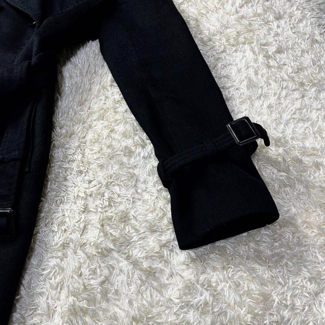 極美品✨バーニーズニューヨーク カシミヤ ロングコート フォックスファー ベルト