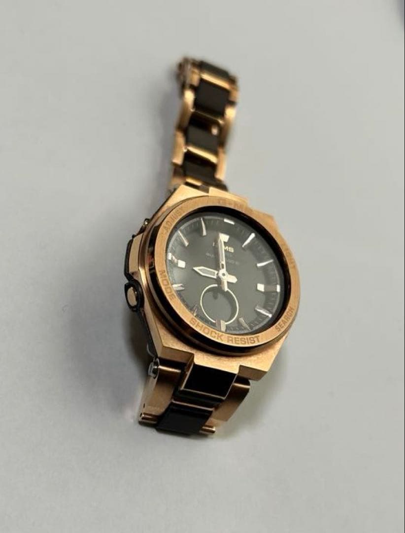 G-MS ゴールド/ブラック 自動巻き腕時計