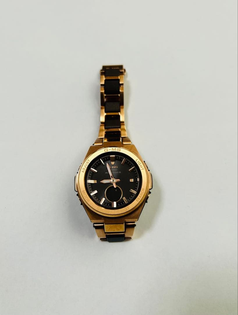 G-MS ゴールド/ブラック 自動巻き腕時計