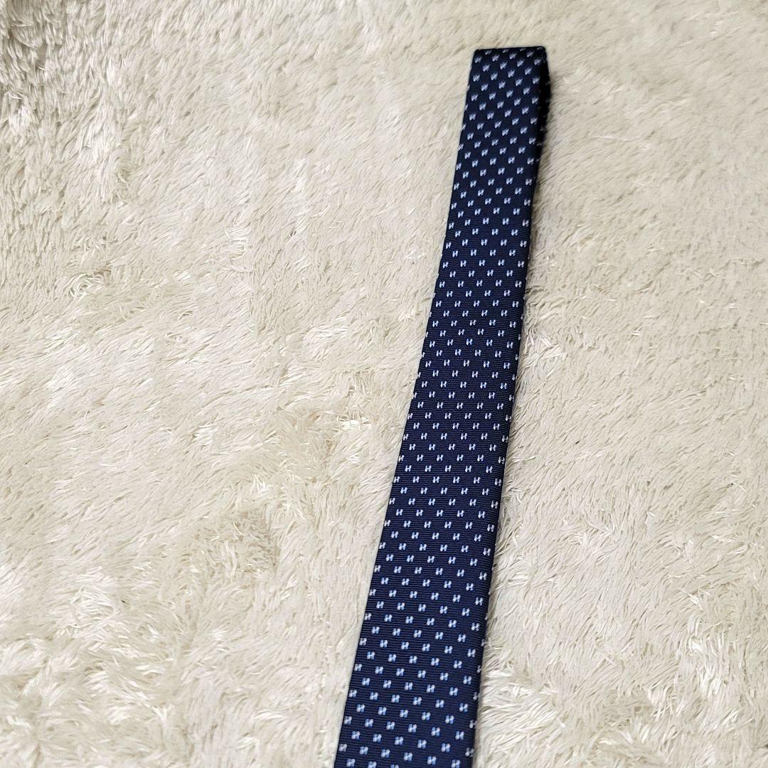 極美品✨HERMES エルメス ネクタイ Hメドール H柄 2023秋冬モデル