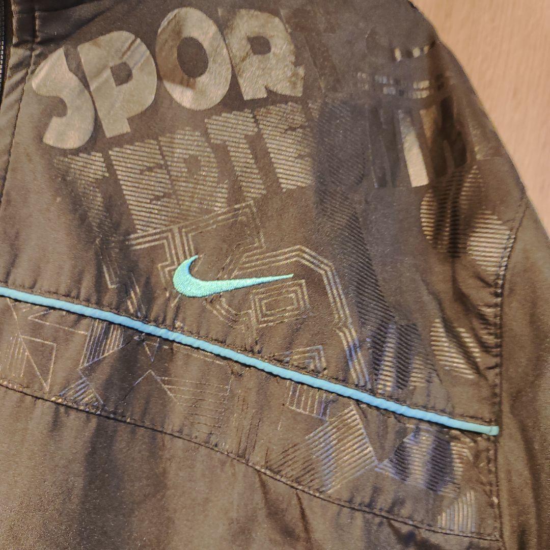 90‘　ナイキ　ナイロンジャケット　ロゴ　刺繍　L程度
