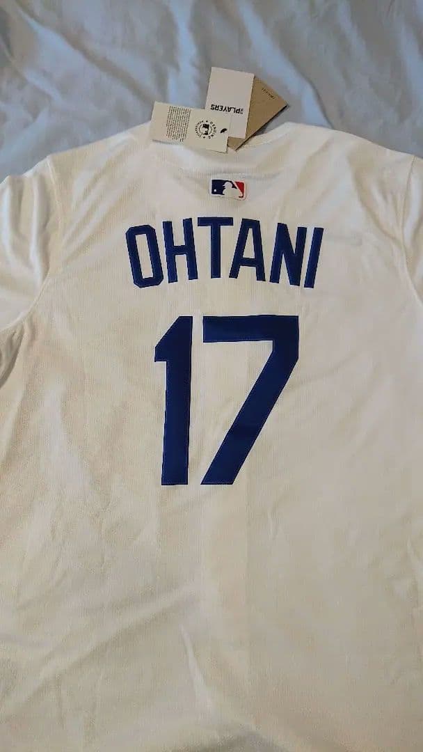 【オフィシャル公式】大谷翔平17 ドジャースユニフォーム (サイズL)新品未使用