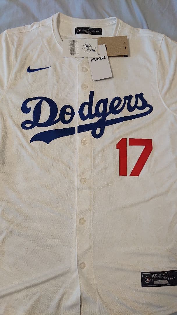 【オフィシャル公式】大谷翔平17 ドジャースユニフォーム (サイズL)新品未使用