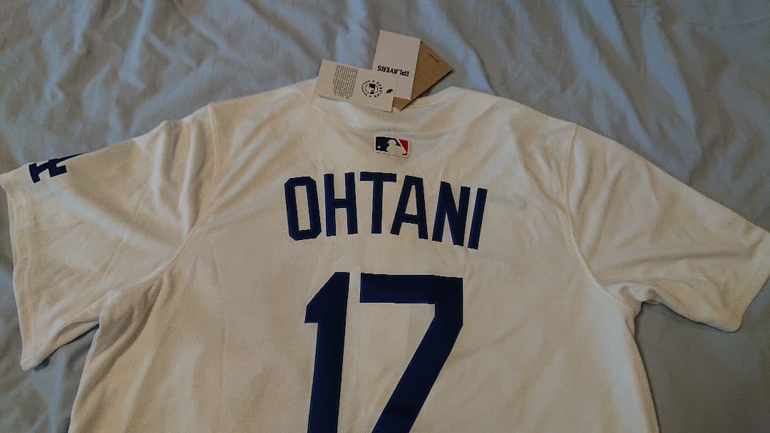 【オフィシャル公式】大谷翔平17 ドジャースユニフォーム (サイズL)新品未使用