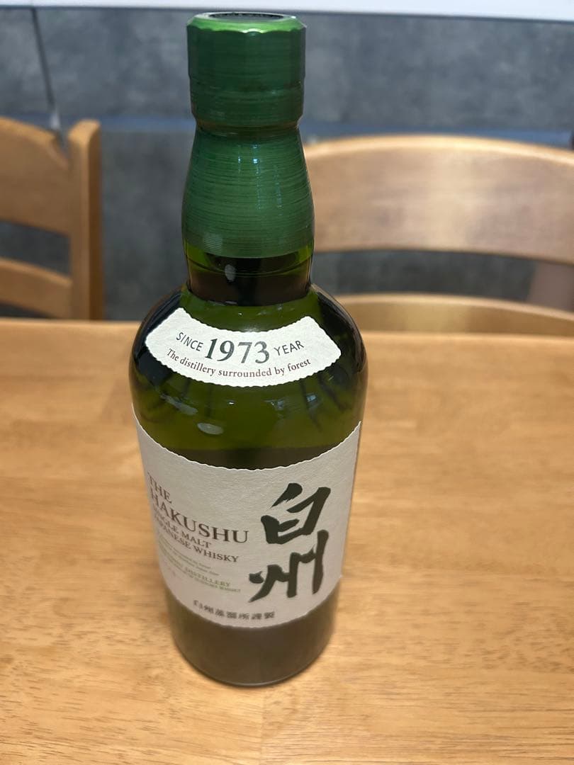 THE HAKUSHU シングルモルトウイスキー 新品未開封、箱なし700ml