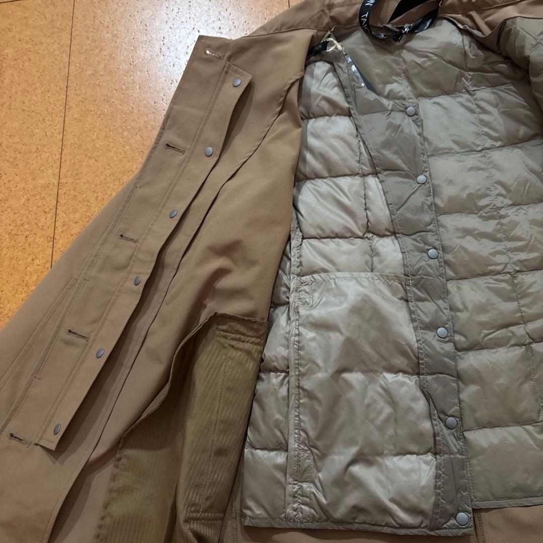 新品 タグ付　タイオン バルカラーコート ダウンジャケットSET ベージュ　S