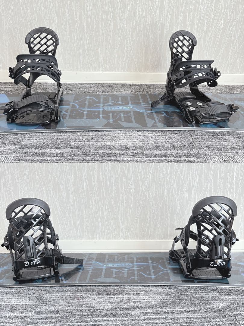 60超美品❗️超豪華❗️眞空雪板等/侍モデル メンズスノーボードセット★155cm