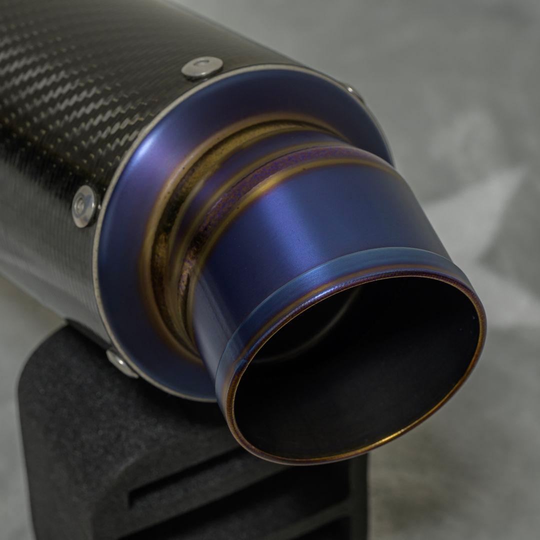 Mv83【カーボン／ヒートエンド】汎用サイレンサー 300mm