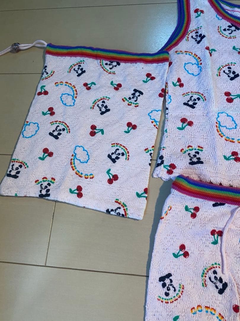 未使用　初期　ヒステリックグラマー パンダ柄　セットアップ　タンクトップY2K