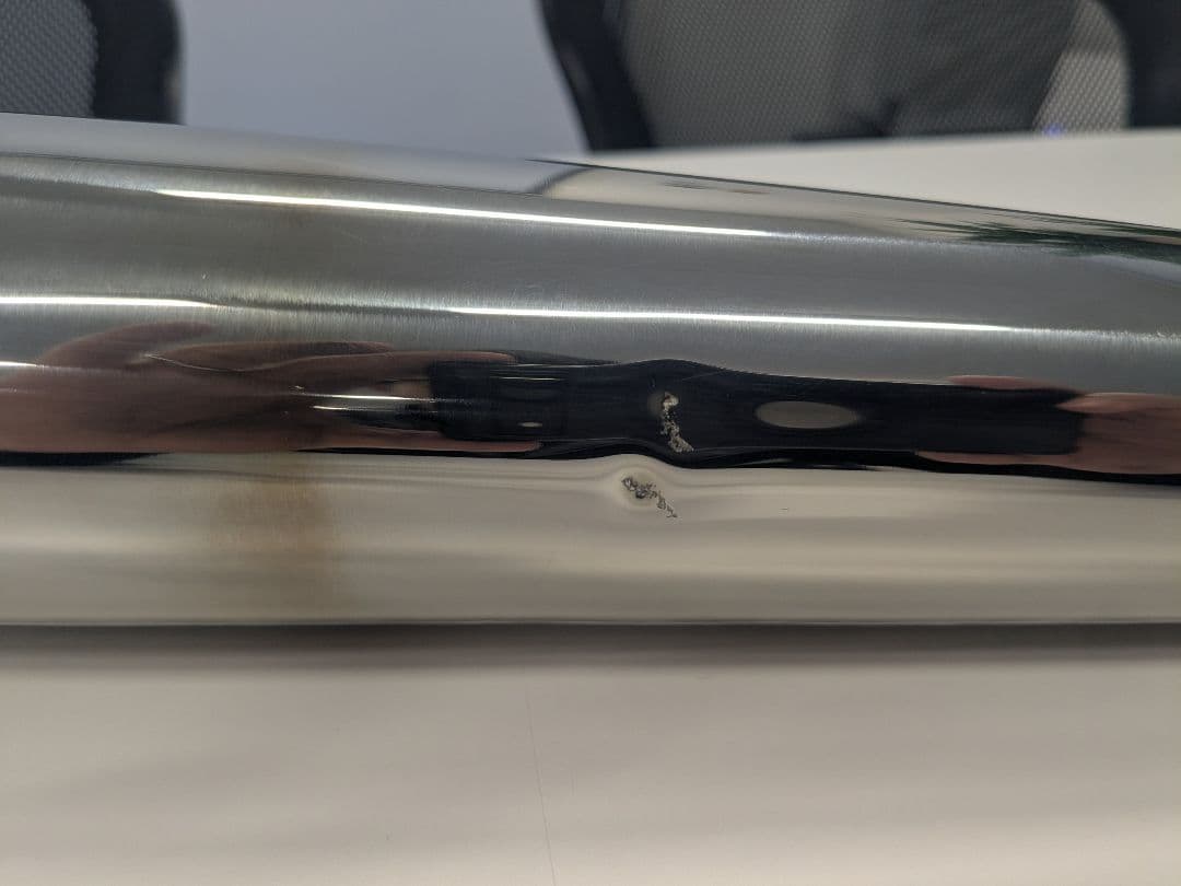 SR400 シムズクラフト　トラディショナルメガホンマフラー