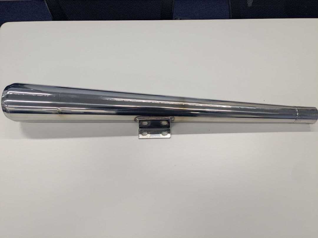 SR400 シムズクラフト　トラディショナルメガホンマフラー