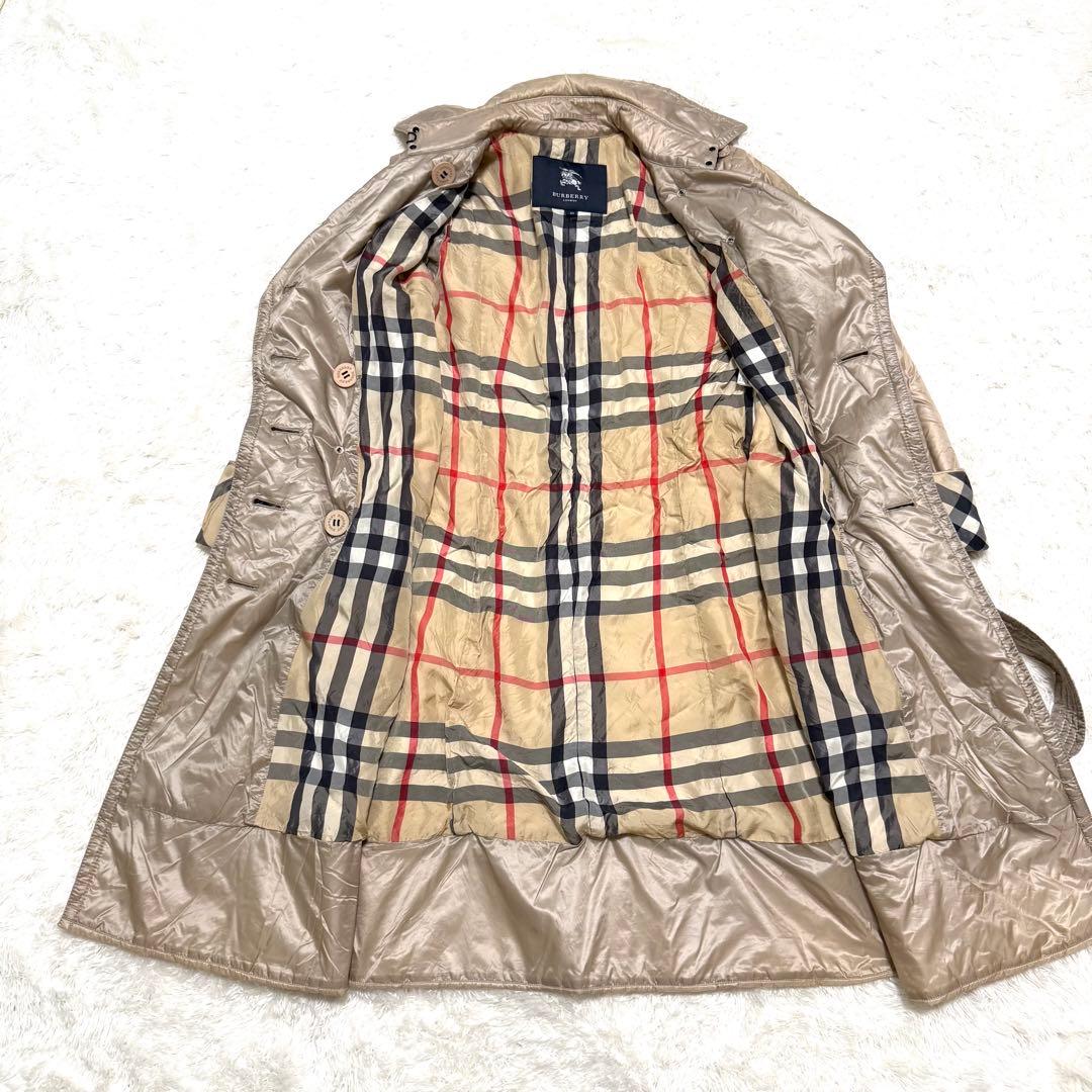 BURBERRY バーバリーロンドン ダウンコート トレンチコート　ノバチェック