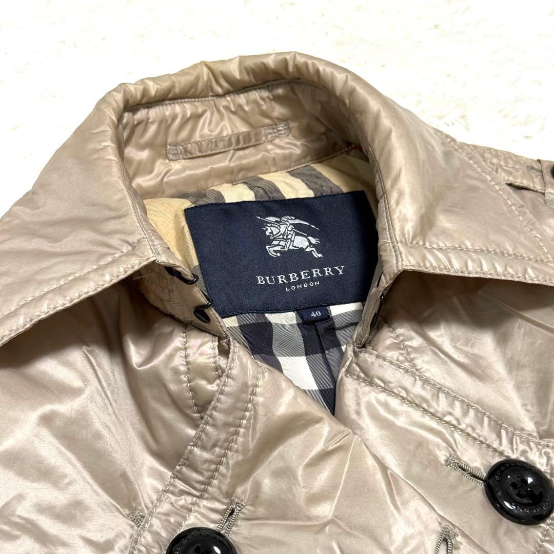 BURBERRY バーバリーロンドン ダウンコート トレンチコート　ノバチェック