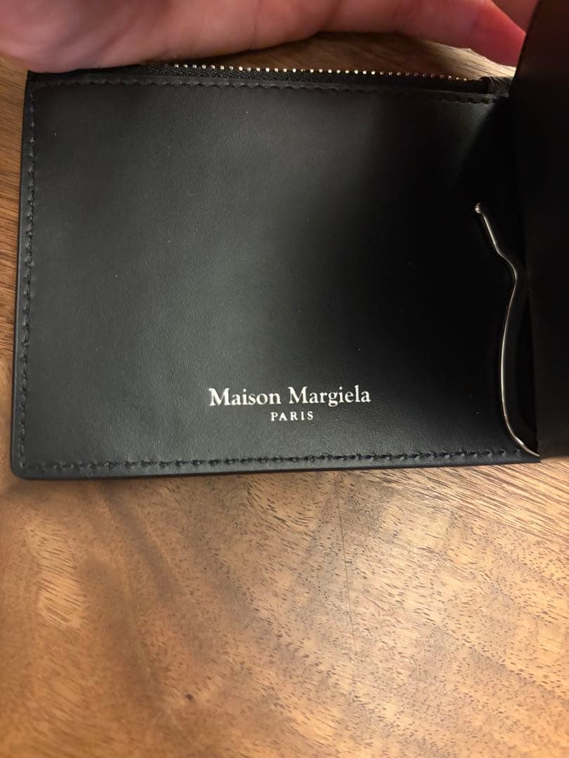 BLook様Maison Margiela 黒 レザー マネークリップ