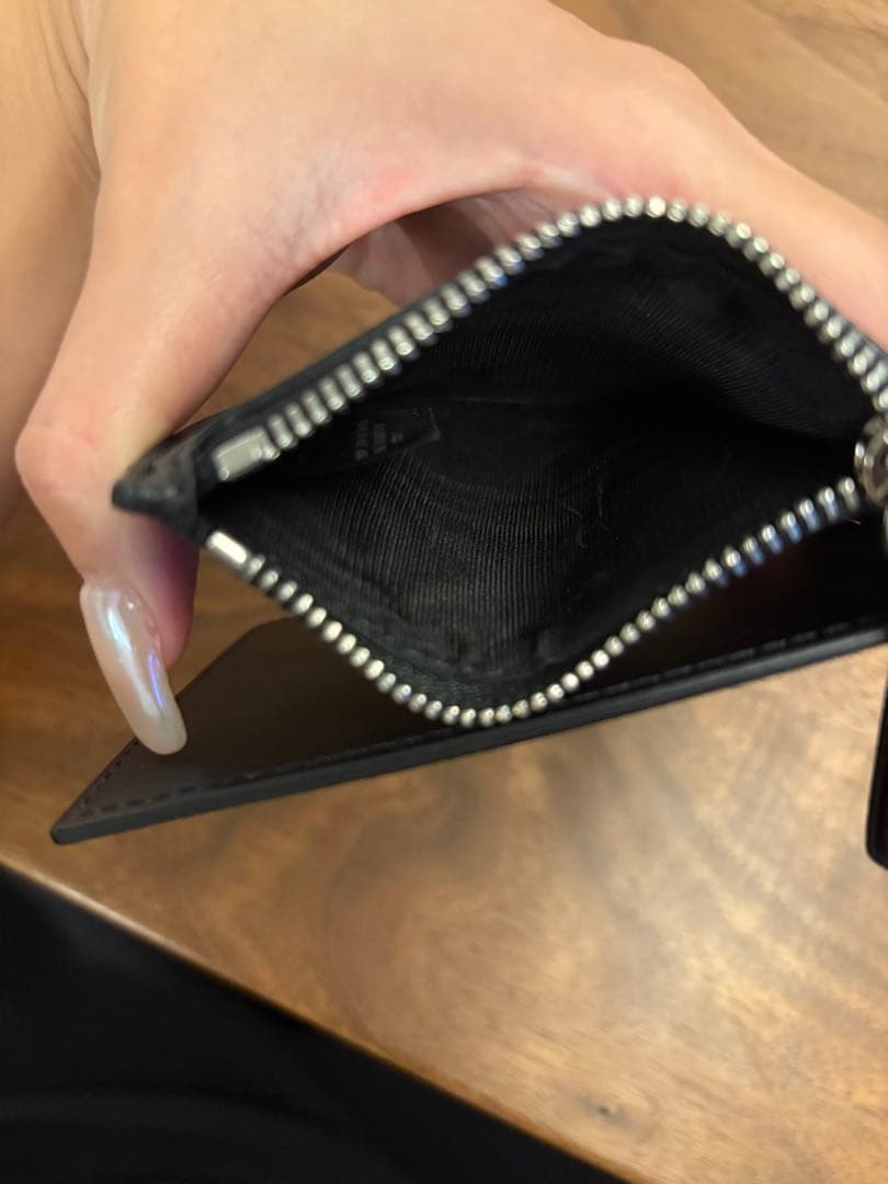 BLook様Maison Margiela 黒 レザー マネークリップ