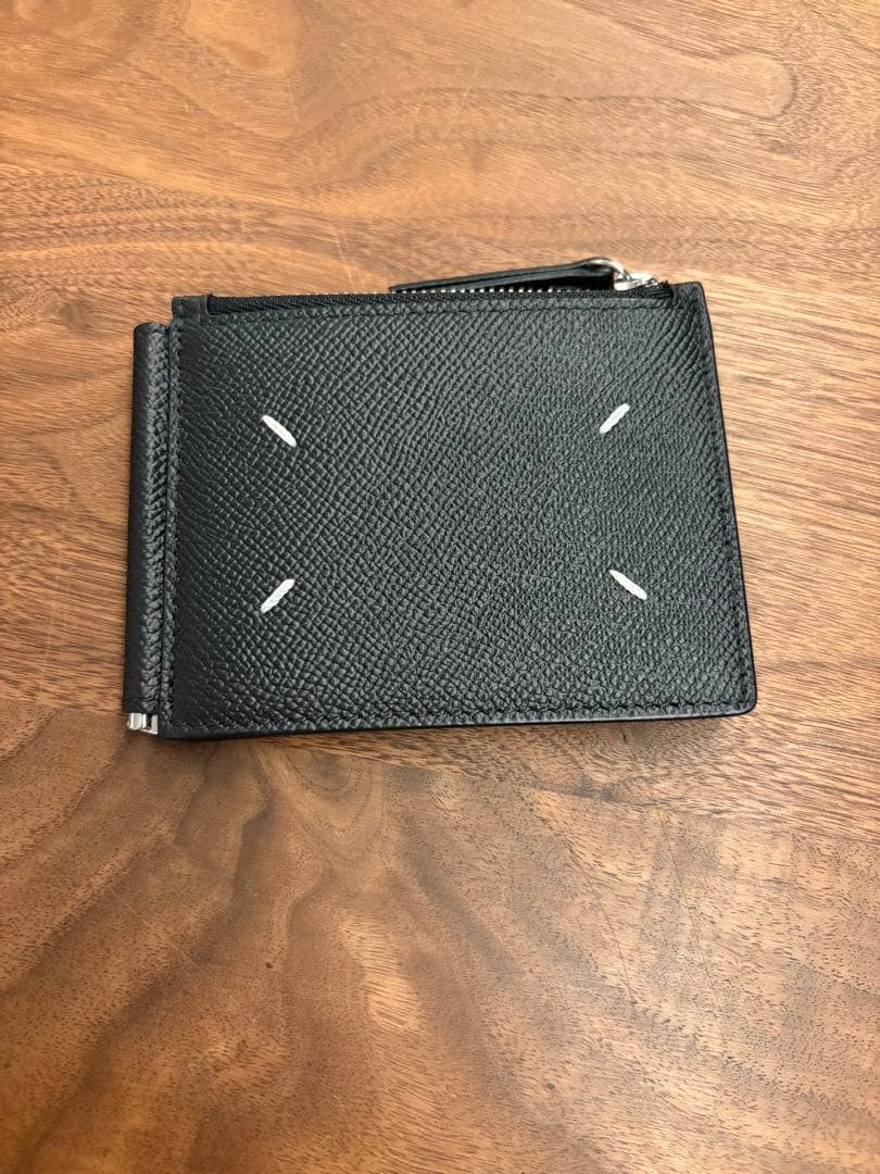 BLook様Maison Margiela 黒 レザー マネークリップ