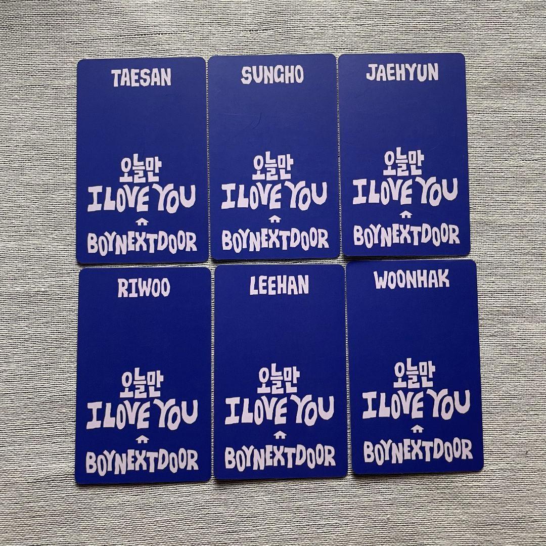 BOYNEXTDOOR LINE MUSIC ボネクド 当選 トレカ 6枚セット