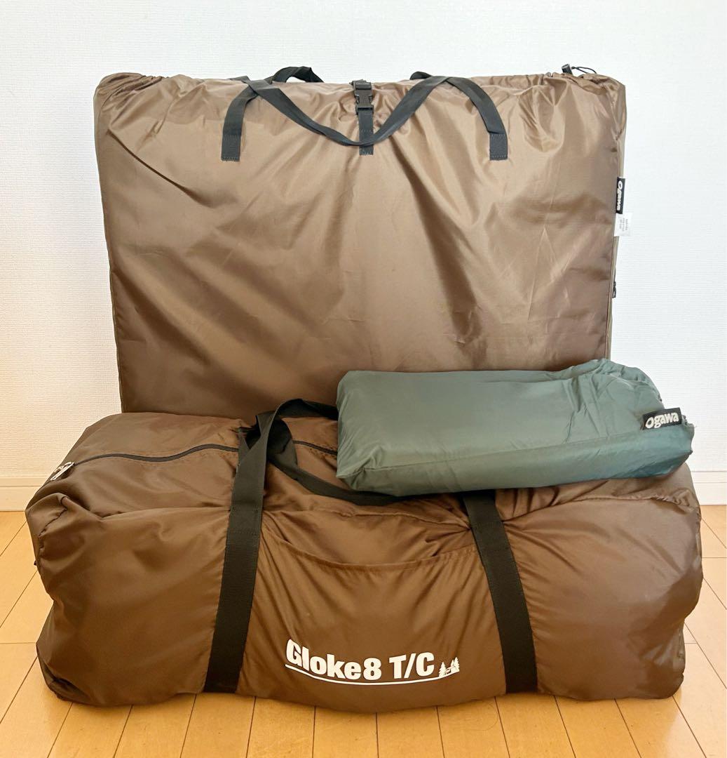 【美品・使用2回】グロッケ8 T/C フルセット｜PVCシート＋グランドマット付