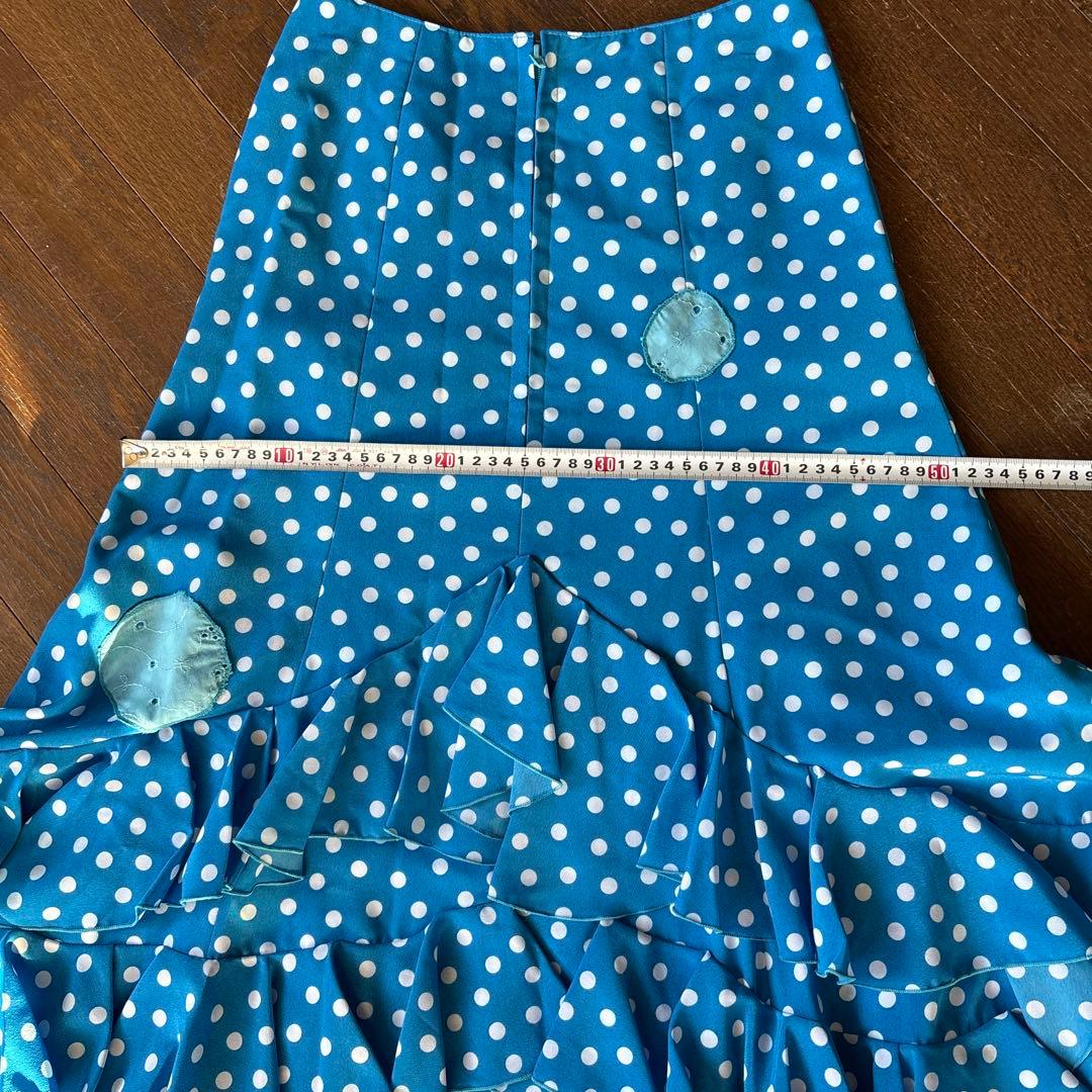 水色フラメンコツーピース