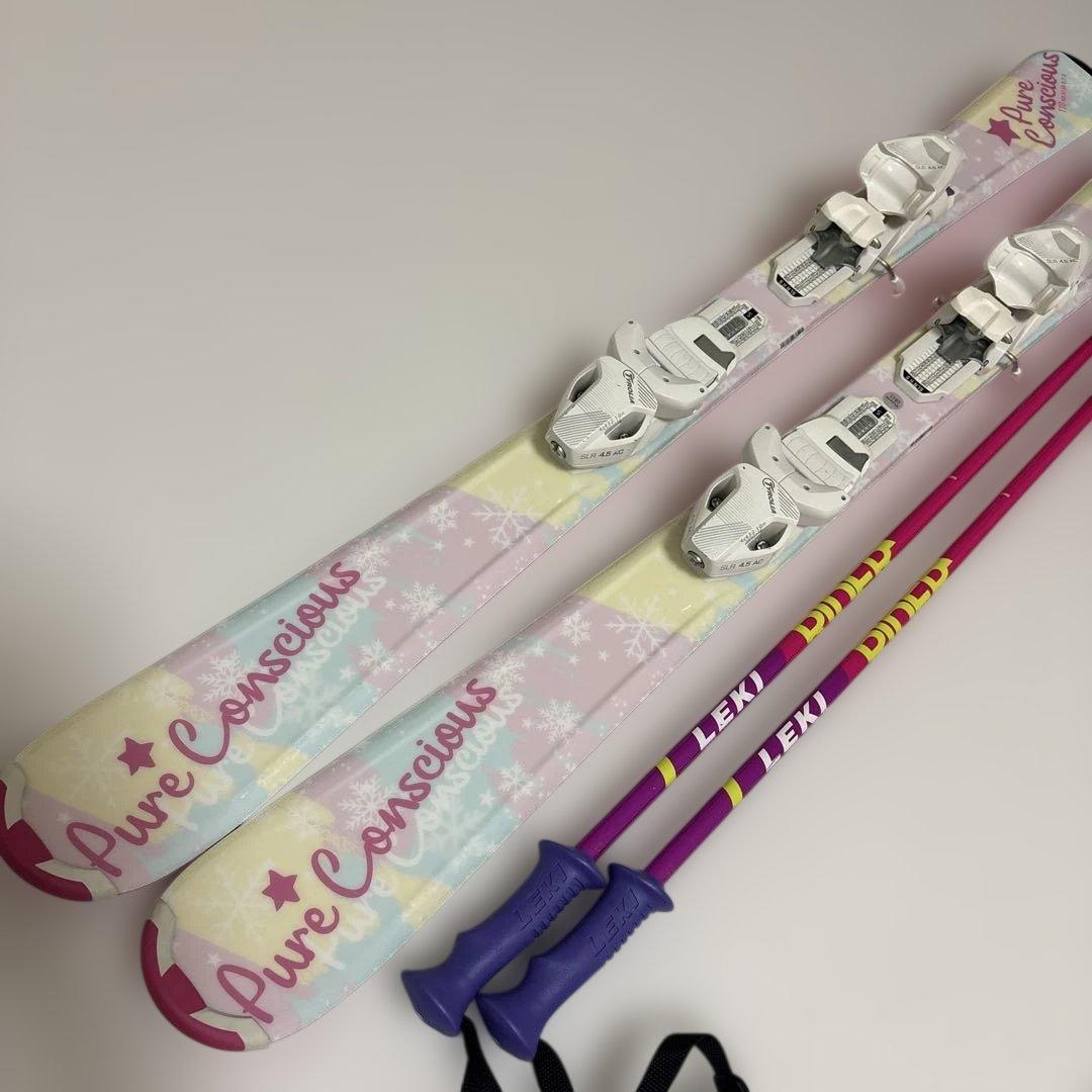 PURE CONSCIOUS 110cm LEKIストックスキーセット
