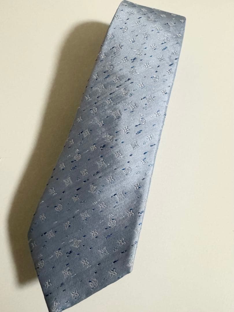 【正規品】LOUIS VUITTON ルイヴィトン ネクタイ 水色