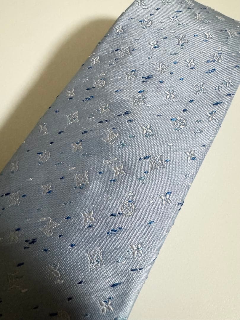 【正規品】LOUIS VUITTON ルイヴィトン ネクタイ 水色