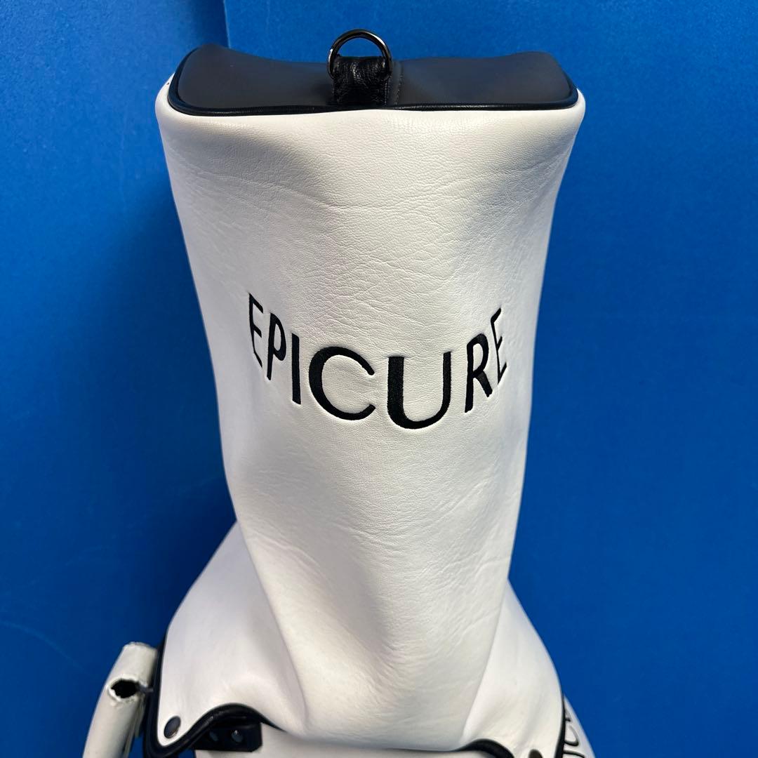 EPICURE キャディバッグ ホワイト/ブラック美品商品
