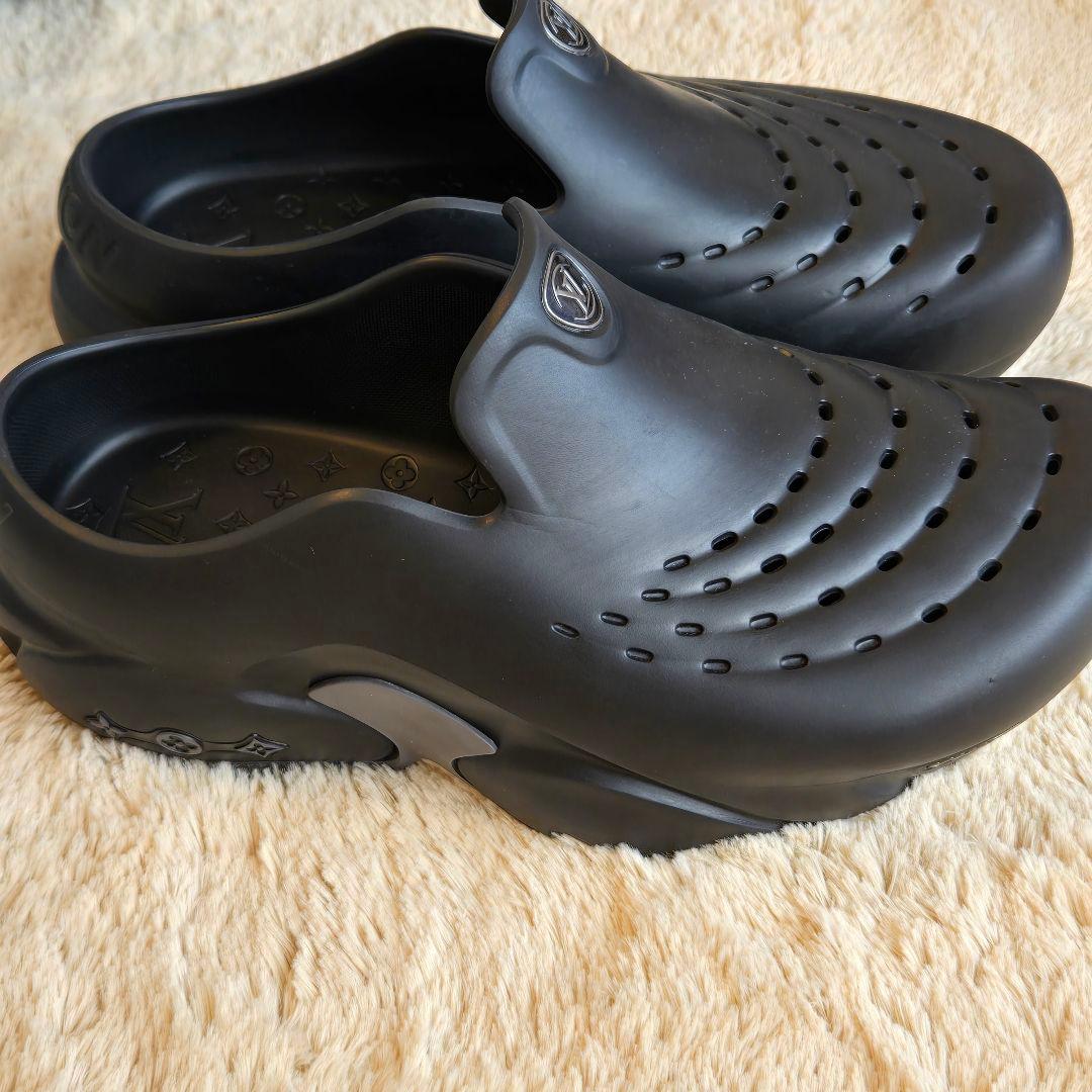ルイ・ヴィトン ブラック クロッグ サンダル