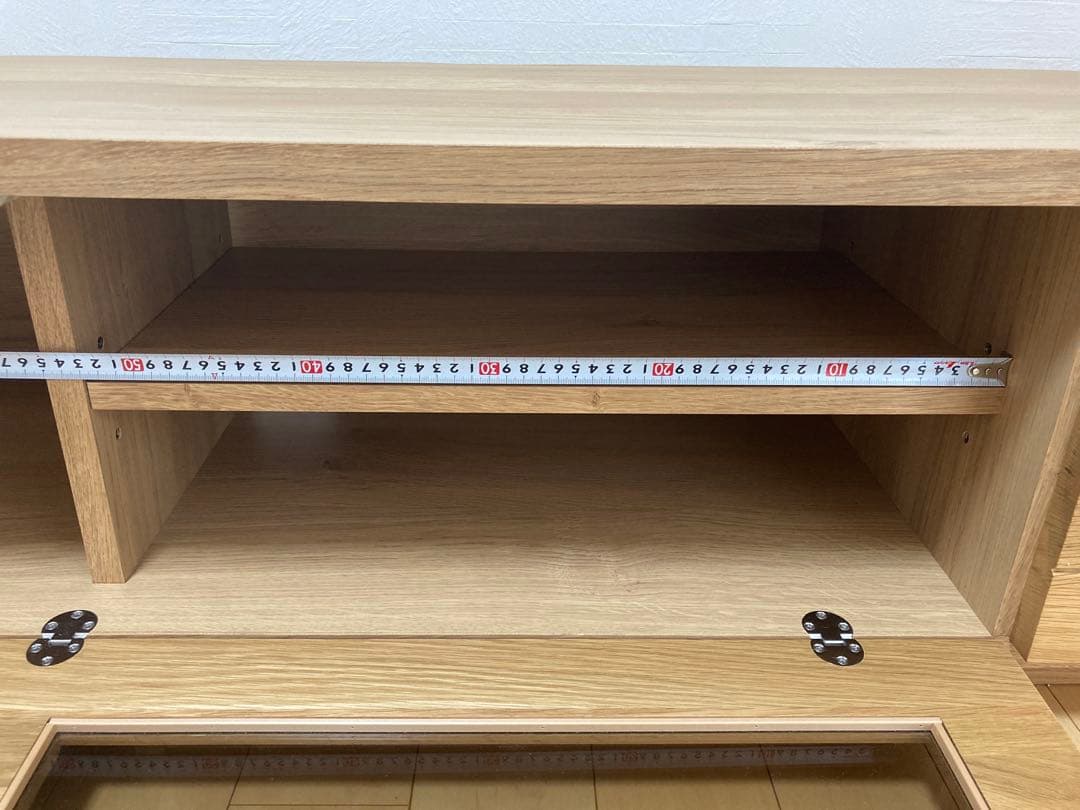 テレビ台　テレビボード　ナチュラル　シンプル　幅162.5センチ