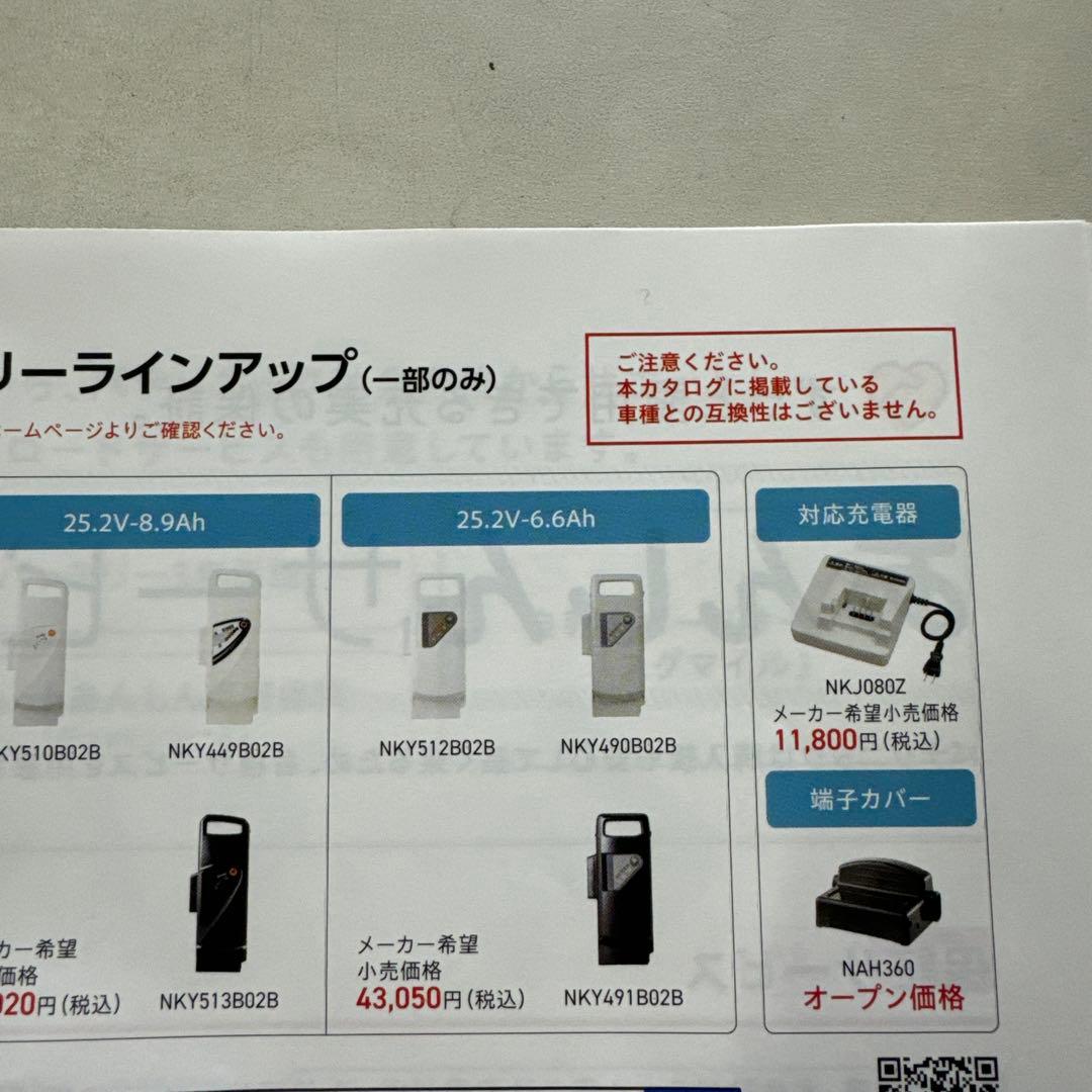 Panasonic リチウムイオンバッテリー NKY490B02B 66Ah新品