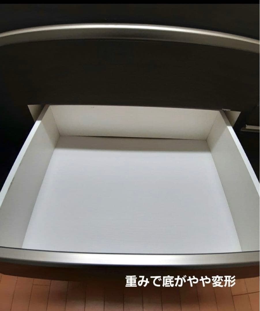 ニトリ　キッチンボード　食器棚　100㎝　ブラウン