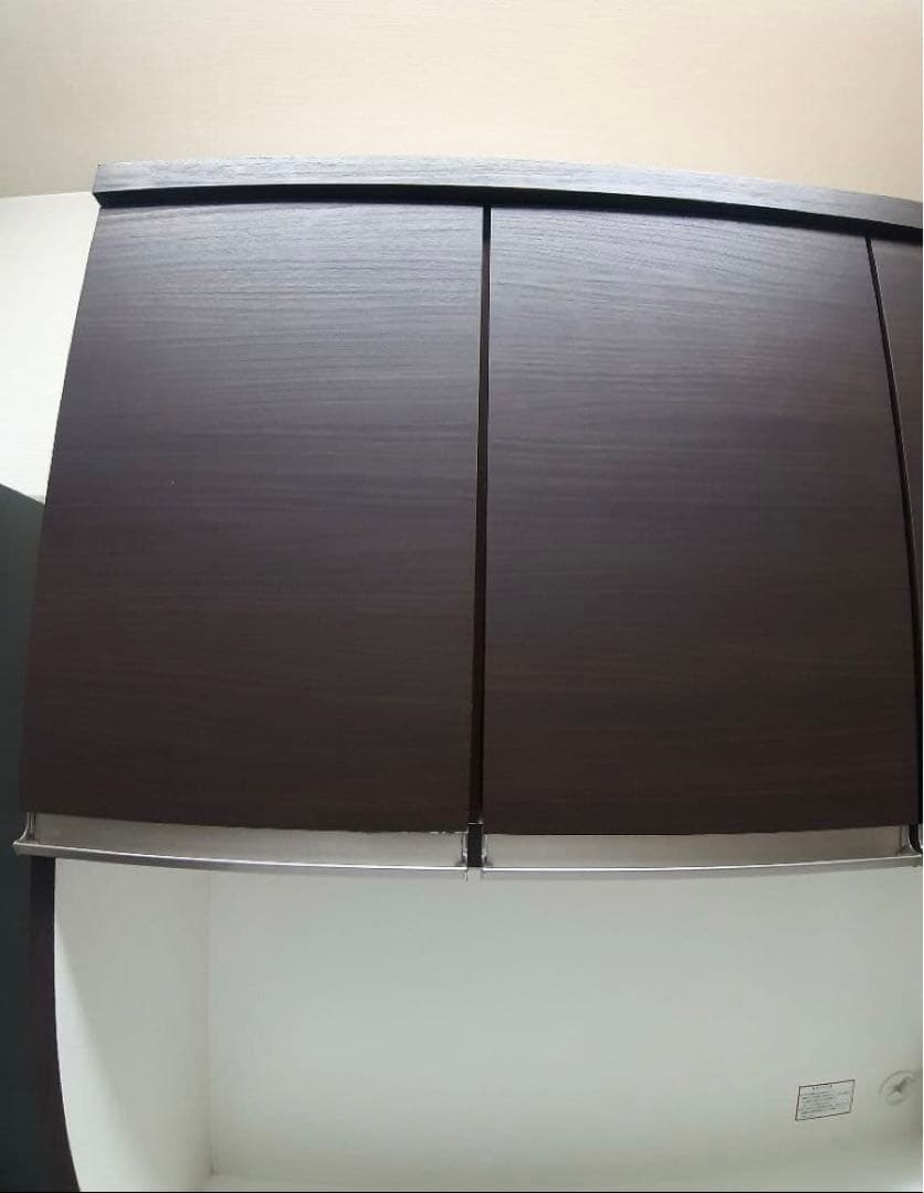 ニトリ　キッチンボード　食器棚　100㎝　ブラウン