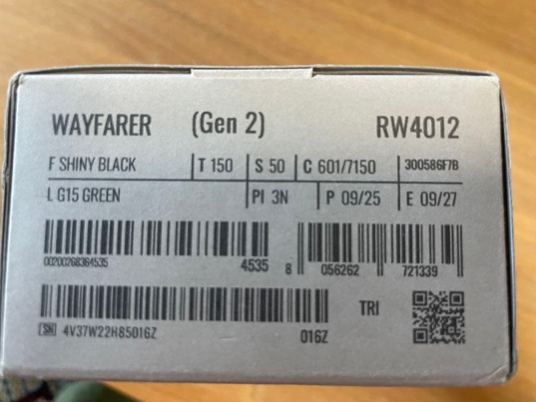 時間限定値下 Ray-Ban  Wayfarer RW4012 Gen2