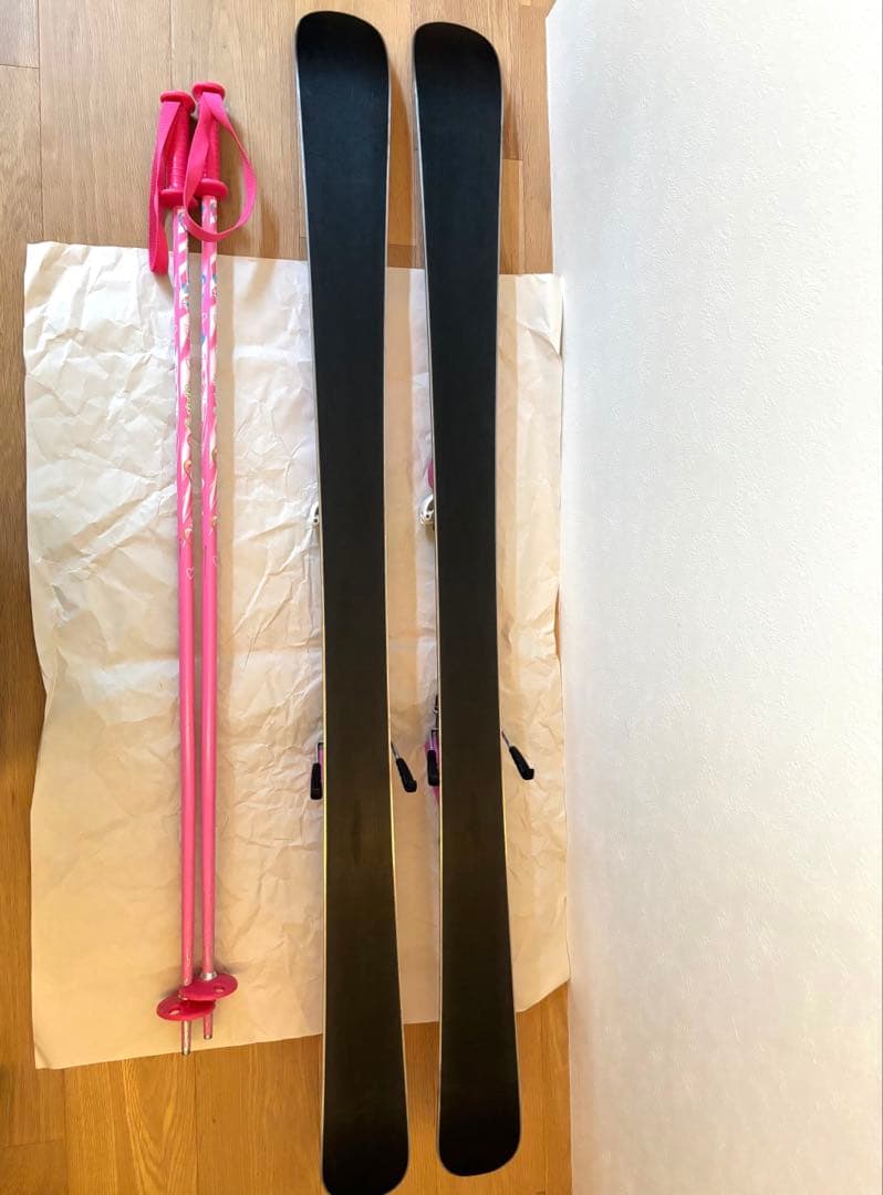 スキー板【110-120】 ブーツ【21.0】　キッズ　4点セット