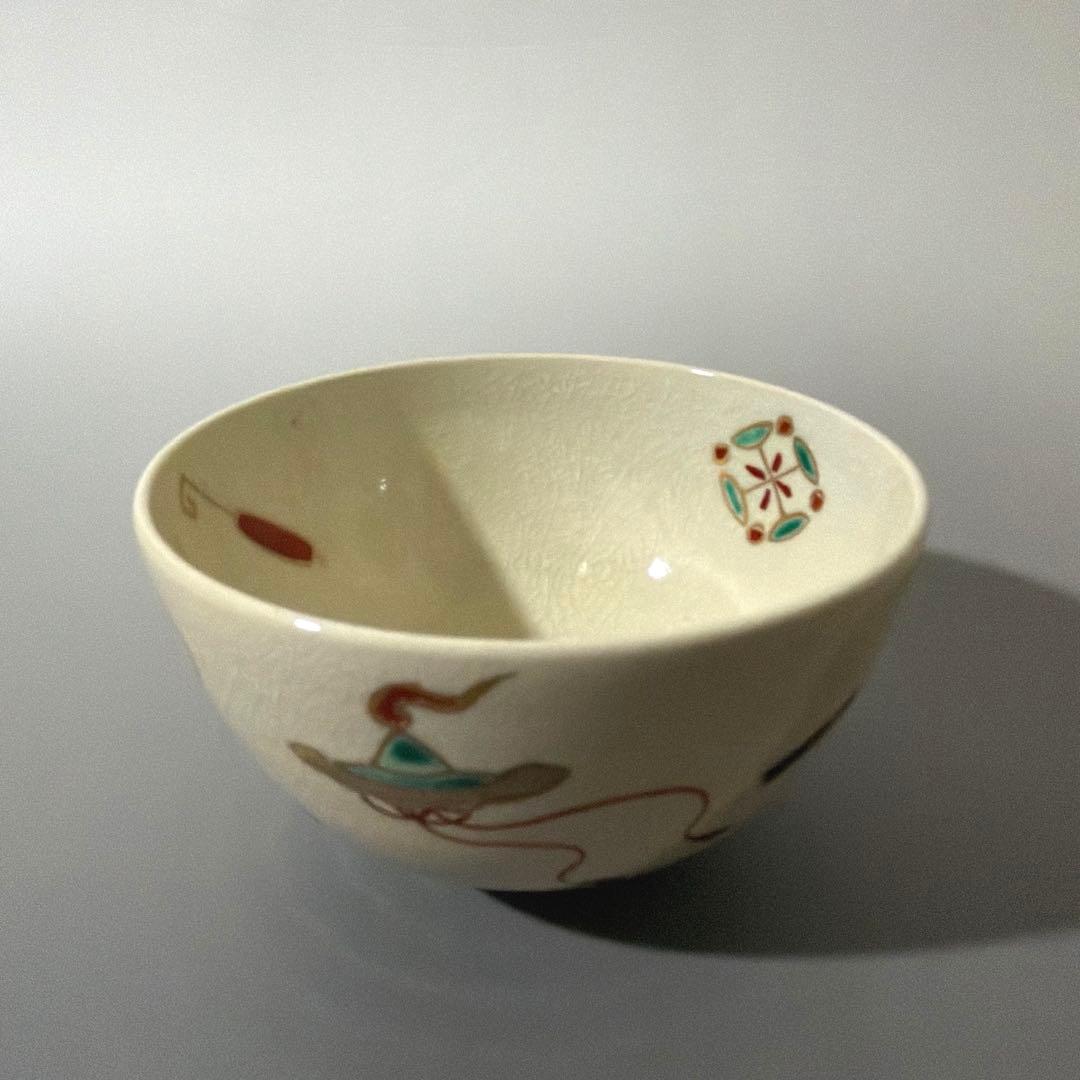 m*i様 茶道具 利休型 茶箱 吉祥紋茶碗(清閑寺) 器据 和敬板 解説書 他