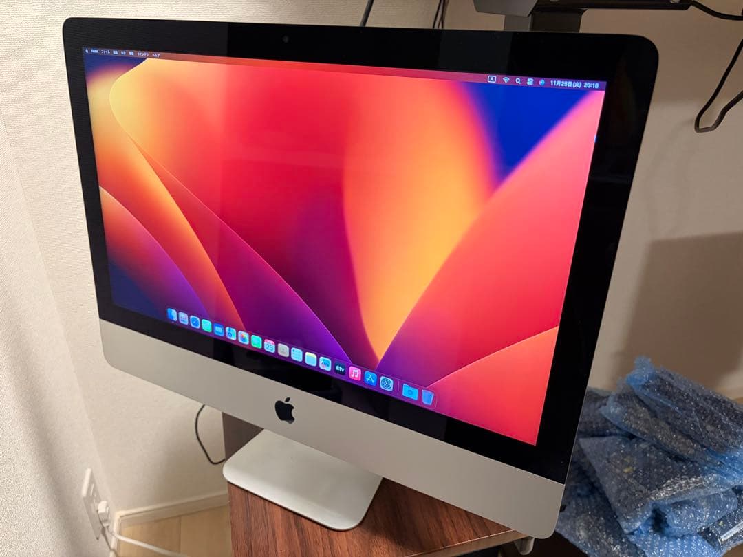 iMac 21.5インチ 4K 2017 i5/8GB/1TB