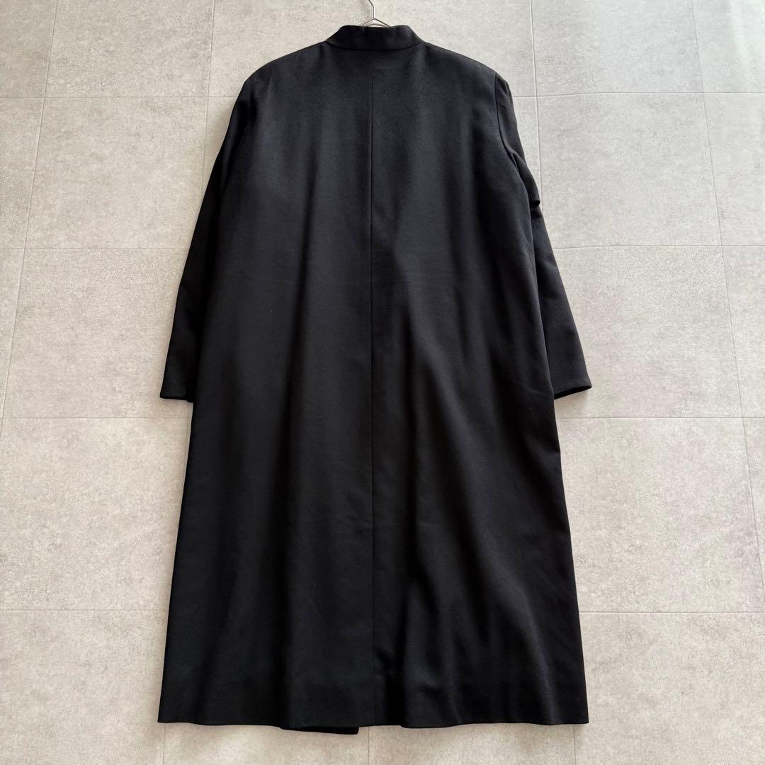 ロロピアーナ　スーパーロングコート　カシミヤ100% 黒　42 大きいサイズ