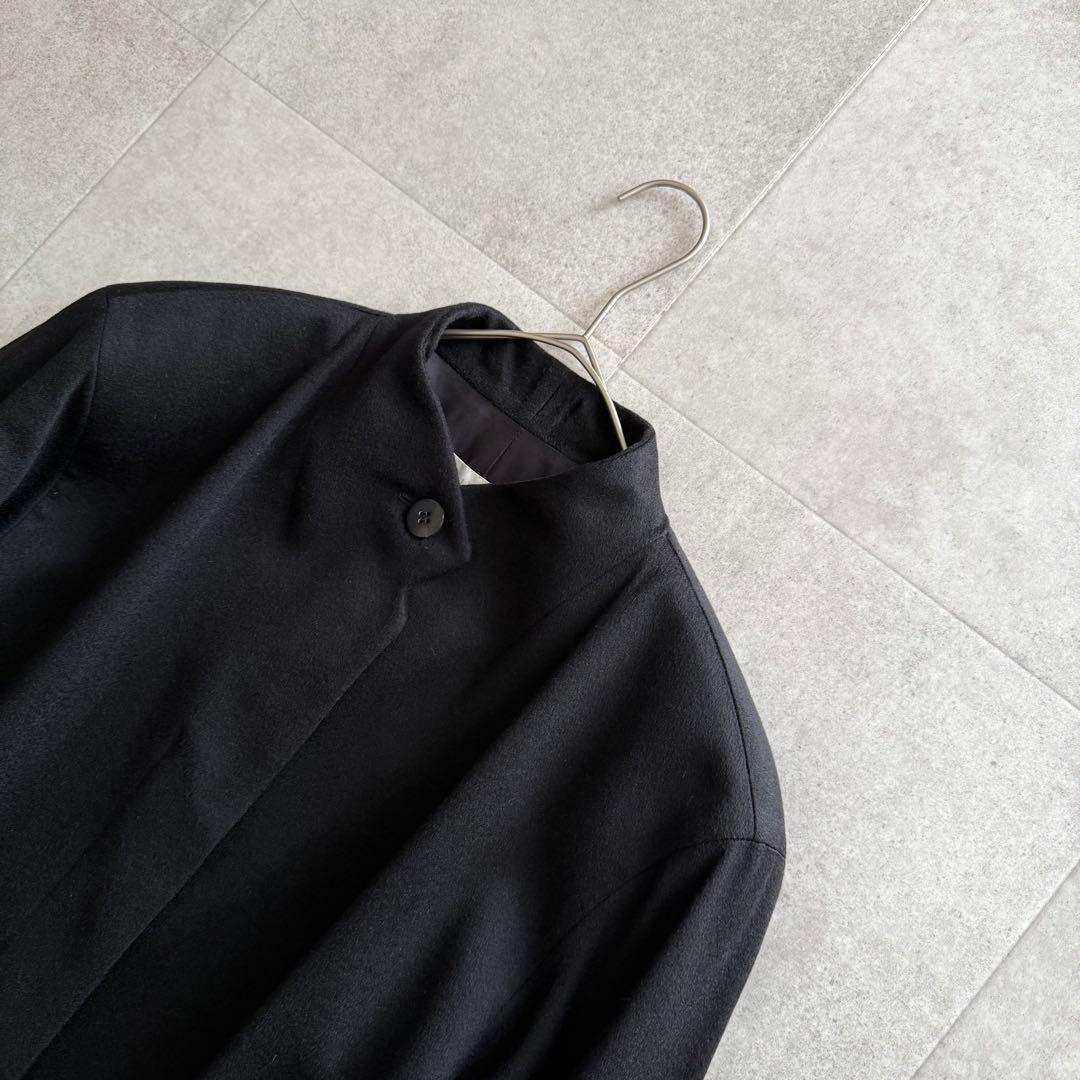 ロロピアーナ　スーパーロングコート　カシミヤ100% 黒　42 大きいサイズ