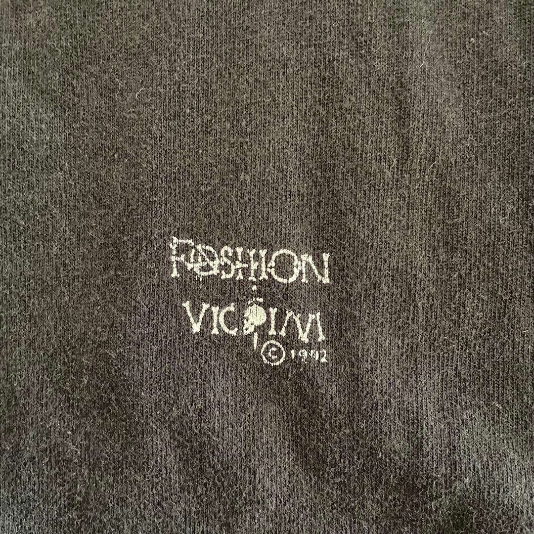 90s Fashion Victim 超希少 スカル USA製 シングルステッチ