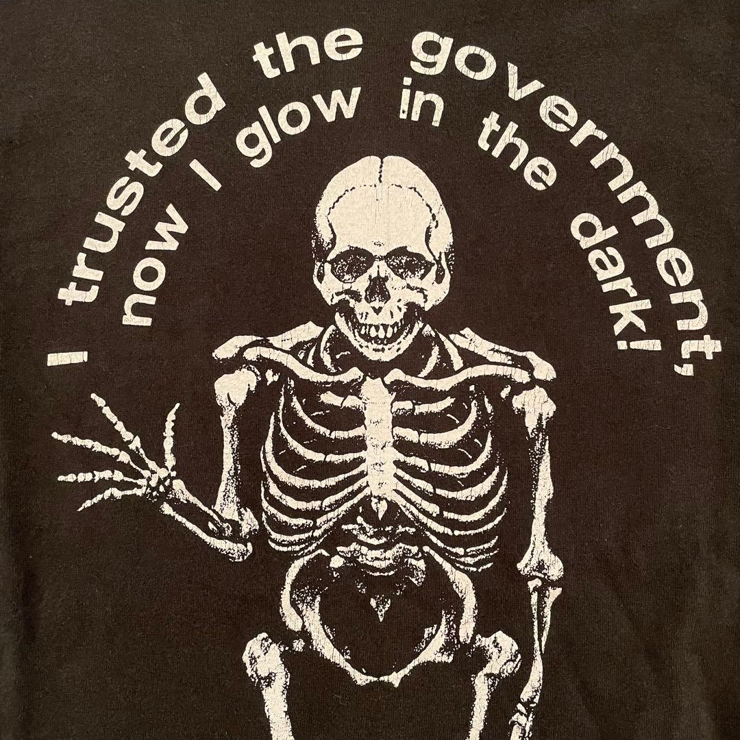 90s Fashion Victim 超希少 スカル USA製 シングルステッチ