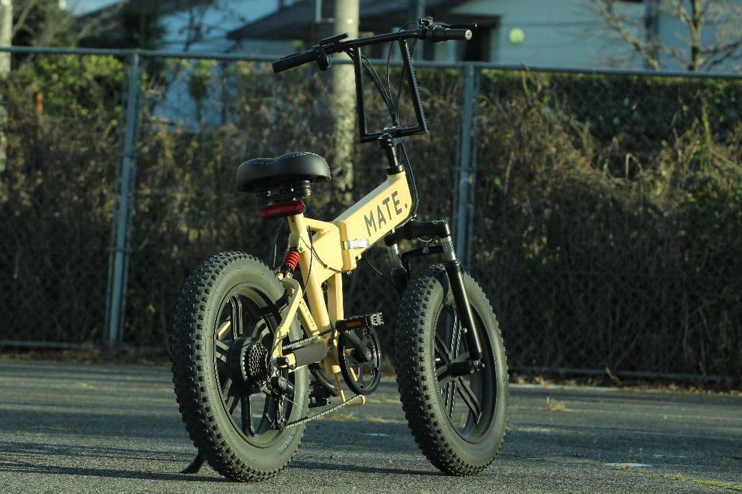 電動アシスト自転車　ファットバイク　MATE.