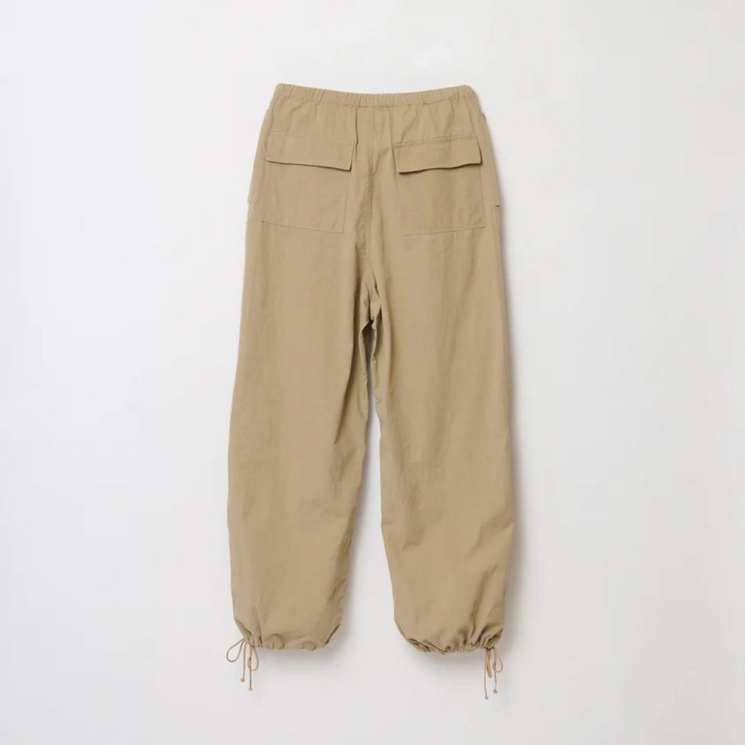 SサイズTHE SHISHIKUI PARACHUTE PANTS グレージュ
