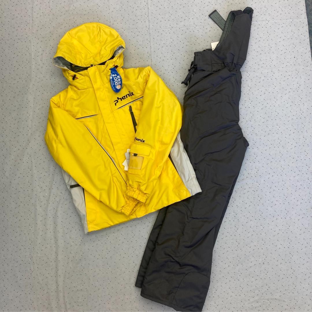 【新品未使用】フェニックス スキーウェア 150 上下セット イエロー 子供用