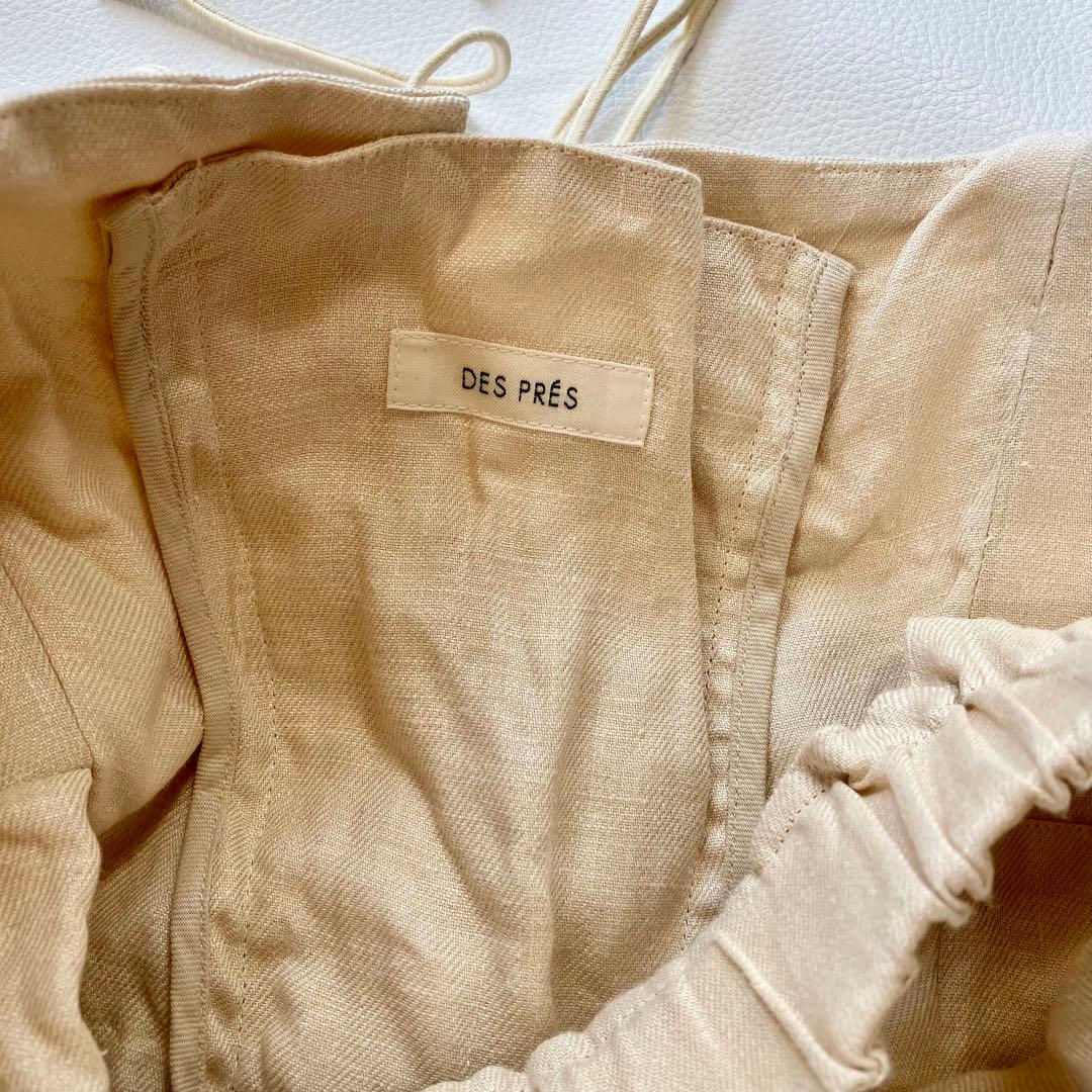 極美品✨DES PRÉS　デプレ　ヘンプツイル カクテルオールインワン　2024
