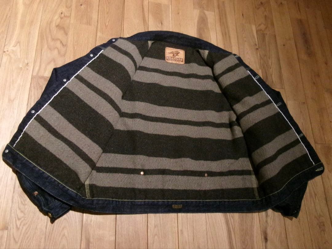 atlast&co. アットラスト ブランケット デニムジャケット 44