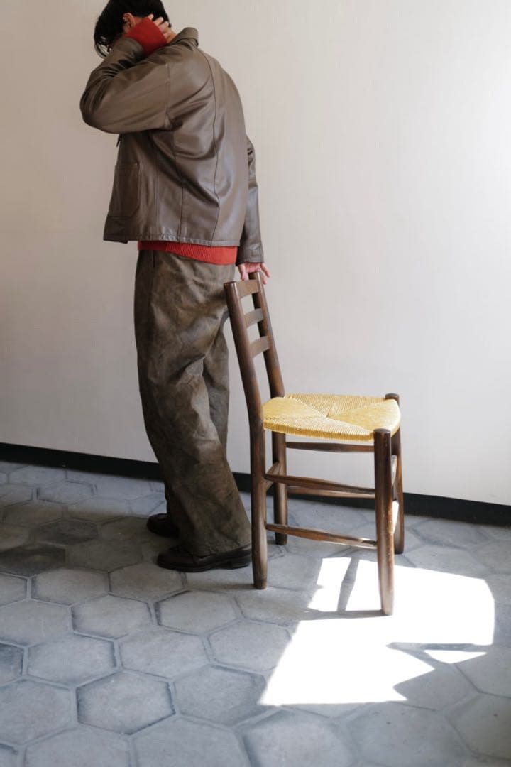 NICENESS × 柿乃葉 Ex VOLTON 4 柿渋染め 鉄焙煎 サイズ2