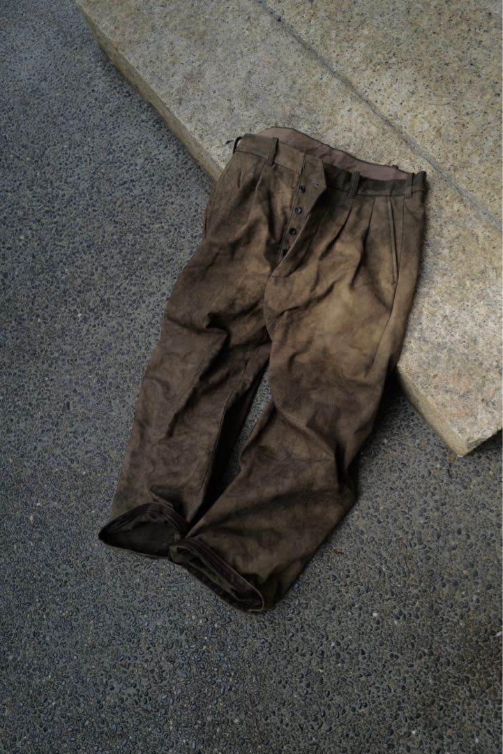 NICENESS × 柿乃葉 Ex VOLTON 4 柿渋染め 鉄焙煎 サイズ2