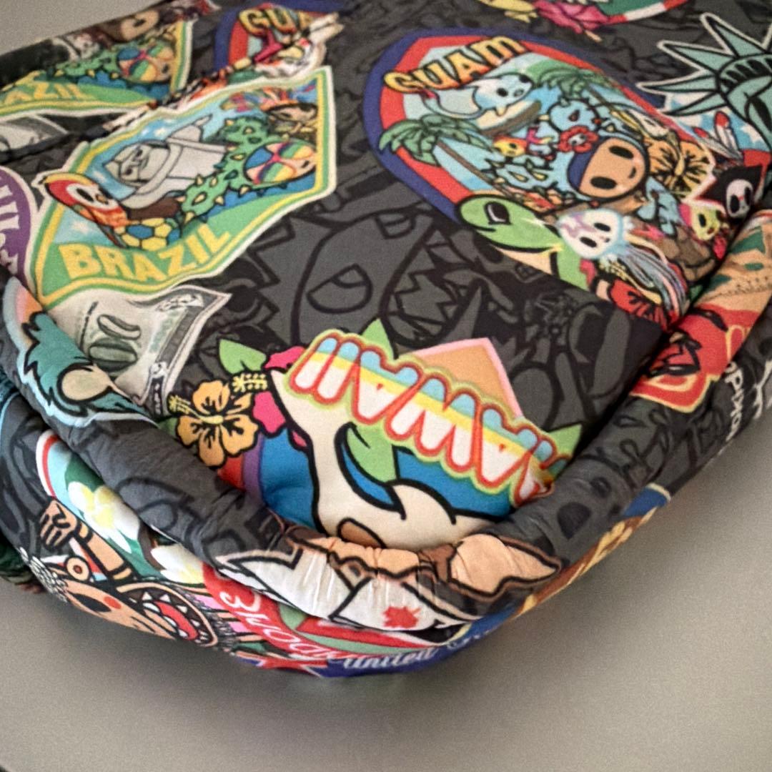 【希少】レスポートサック tokidoki ショルダーバッグ 世界旅行柄