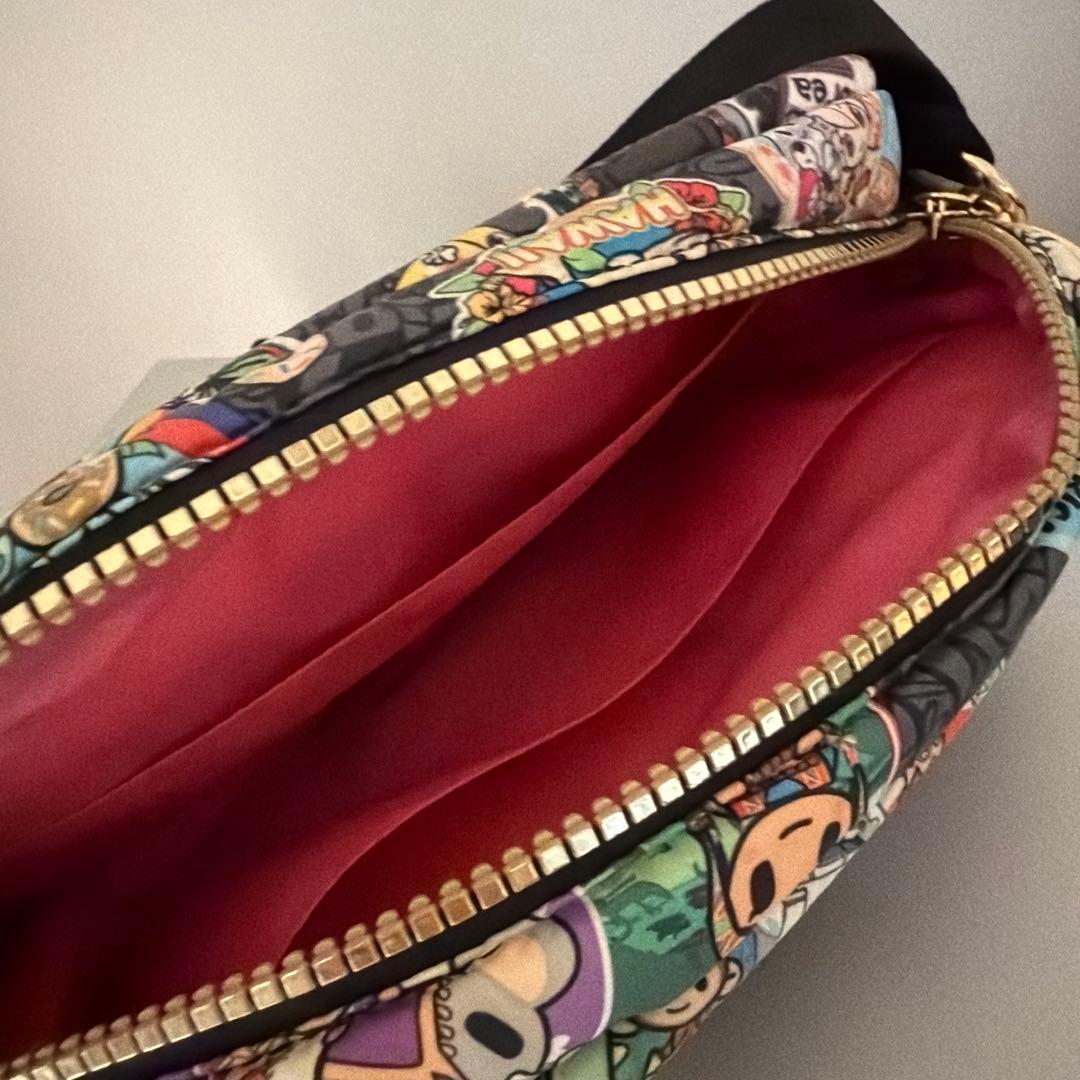 【希少】レスポートサック tokidoki ショルダーバッグ 世界旅行柄